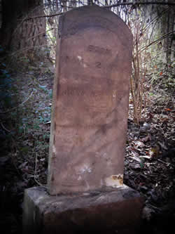 Gravestone of David Eubanks in Hollywood Cemetery